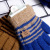 Factory in Stock Gloves Men's Blype Labeling Double-Layer Jacquard Autumn and Winter Antifreeze Gloves Stripe Warm Gloves