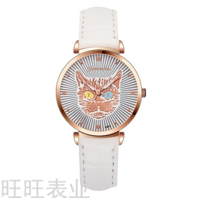 Middle School Student Cartoon Cat Women's Watch Fashionable Ethnic Style Versatile Fashion Women's Quartz Watch reloj