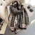 Korean style ins letter scarf female autumn and winter student thickened warm shawl cute youth girl scarf wholesale