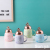 Hot Selling Rabbit Ear Sealing Cover Ceramic Cup Cartoon Pattern Mug with Lid Office Water Glass