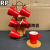 6 Cups 6 Dishes Coffee Set Set Coffee Set Ceramic Cup round Bamboo Dish Supermarket Retail Color Ceramic Coffee Set