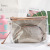  PVCu Solid Color Cosmetic Bag Waterproof Insect-Proof Wash Bag Large Capacity Lightweight Easy to Carry Makeup Storage 