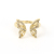 Butterfly Exaggerated Temperamental Open Big Ring Female Korean Version Simple Generous Stylish Unique Index Finger Ring Wholesale