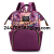 Multifunctional Bag Women's Lightweight Nylon Color Maple Leaf Mummy Backpack Large Capacity Custom Baby Diaper Bag