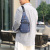 Bag New Men's Chest Bag Canvas Bag Crossbody Bag All-Matching Men's Bag Shoulder Bag Korean Small Bag Casual Waist Bag