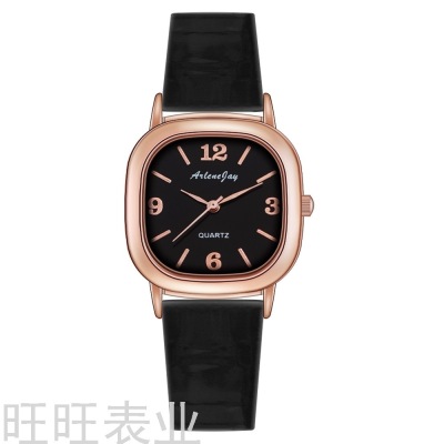 New Fashion Trendy Small Student Quartz Watch Retro Square Belt Watch Female Factory Direct Sales One Piece Dropshipping