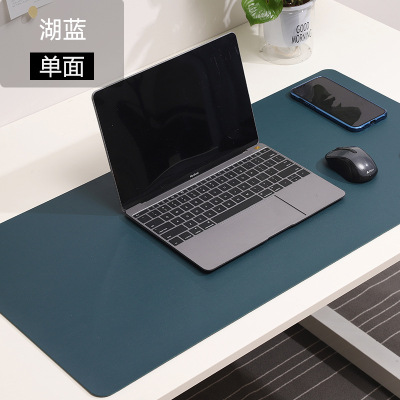 Single-Sided Stain-Resistant Computer Desk Pad Thickened Leather Mouse Pad Student Desk Writing Pad