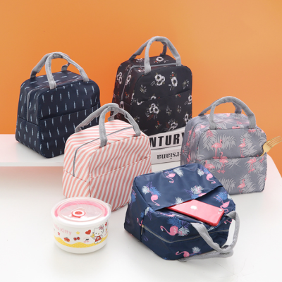 New Thick Aluminum Foil Thermal Insulated Lunch Bag Lunch Box Portable Portable Heat and Cold Insulation Lunch Box Bag