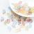 New 8x15 Middle Hole Butterfly Gradient Color Glass Pendant DIY Antique Earrings Bracelet Jewelry Accessories Material