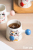 Hot Sale Ceramic Cup Cute Cat Mug with Cover with Spoon Coffee Cup