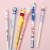 Creative New Decompression Spring Pen Cute Cartoon Hedgehog Press Doudou Rotating Doll Ball Pen Decompression Gel Pen