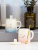 Hot Selling Cartoon Doll Hairstyle Ceramic Cup with Cover with Spoon Coffee Cup Creative Mug Office Water Glass