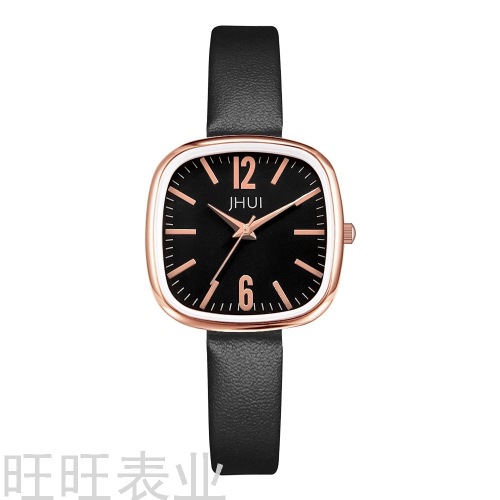 fashion trend small student quartz watch retro square belt women‘s watch factory direct one-piece delivery