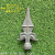 Hot Sale Spot Iron Cast Iron Gun Tip Door Anti-Theft Pointed Square Tube Coat Head Cast Iron Gun Tip Fence Decoration