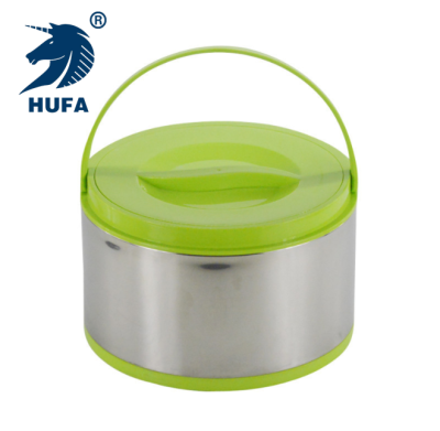 Stainless Steel Lunch Box Large Capacity Double-Layer Heat Preservation Pan Commercial Portable Insulation Bucket Household Lunch Box Canteen Rice Bucket