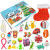 Cross-Border Christmas Countdown Calendar Blind Box Decompression Squeezing Toy Rubik's Cube Bubble Music DIY Decompression Toy Set