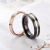 Amazon Cross-Border New Arrival Personalized Creative Stainless Steel Diamond Ring Titanium Steel Couple Pair Ring Accessories Ring