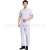 Factory Direct Supply Men's Summer Split Suit White Gown ICU Suit Collar Overalls Dental Pharmacy Nurses' Uniform