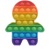 Factory Direct Sales Silicone Deratization Pioneer Rainbow Silicone Decompression Toy