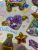 3D Cartoon Ice Cream Magic Sticker Colorful Gold Shaking Activity Sticker 3D Cartoon  Children's Stickers
