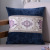 European-Style Elegant Embroidered Cashmere Pillow Cushion Sofa Waist Rest Living Room Office Back Cushion