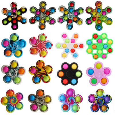 Rat Killer Pioneer Bubble Music Rotating Fingertip Hand Spinner Vent Press Decompression Silicone Children's Cross-Border Toys Wholesale