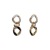 925 Silver Needle Korean Style Retro Internet Hot Earrings Elegant Ins Geometric Trend Internet Influencer Stud Earrings Simple Cold Style Earrings