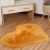 White Plush Wool-like Heart-Shaped Carpet Floor Mat Cute Girl Heart-Shaped Carpet Decoration