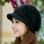 Plus Fluff Knitted Hat Trendy Peaked Cap Winter Autumn and Winter Women Beret Rabbit Fur Hat Woolen Cap 2021