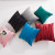 Velvet Modern Minimalist Pillow Cushion Solid Color Pressing Line Sofa Back Cushion Amazon Hot Factory Direct Sales