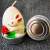 Easter Creative Fantastic Painted Egg Painted Cock Curling Aluminum Case Artistic Taper and Candle Decoration Artistic Taper and Candle