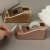 Nordic Home Style Rose Gold Tape Base Tear Carton Sealer Tape Cutter Adhesive Tape Holder Tape Dispenser