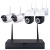 3 Million HD 4-Way Dual-Optical Audio Wireless NVR Set WiFi Mobile Phone Monitoring IP HD Smart Camera Shooting Ball