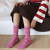 Terry-Loop Hosiery Children Autumn and Winter Thick Warm Middle Tube Cotton Socks Women Terry Sock Room Socks Stall