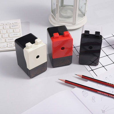 Factory Direct Supply Hand Shake Pencil Sharpener Student Cartoon Hand Shake Pencil Sharpener Pencil Pencil Sharpener Learning Stationery Wholesale