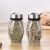 Kitchen Glass Seasoning Jar Seoul Style Rotating Seasoning Bottle Set