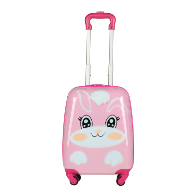 Cute New Children's Universal Wheel Trolley Case Luggage Rabbit PC Material