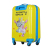 New Cute Children Universal Wheel Trolley Case Luggage Yellow PC Material