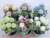 Artificial Green Plant African Chrysanthemum White Dews Lotus Artificial Fake Bouquet Home Living Room and Hotel Pastoral Style Ornamental Flower Wholesale