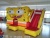 Factory Direct Sales Children's Inflatable Castle Inflatable Slide SpongeBob Jumping Bed PVC Oxford Inflatable Toys