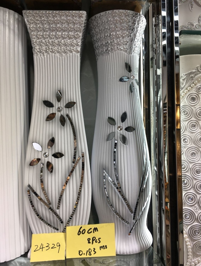 现代简约落地花瓶客厅北欧创意插花摆件家居装饰陶瓷干花花艺摆设