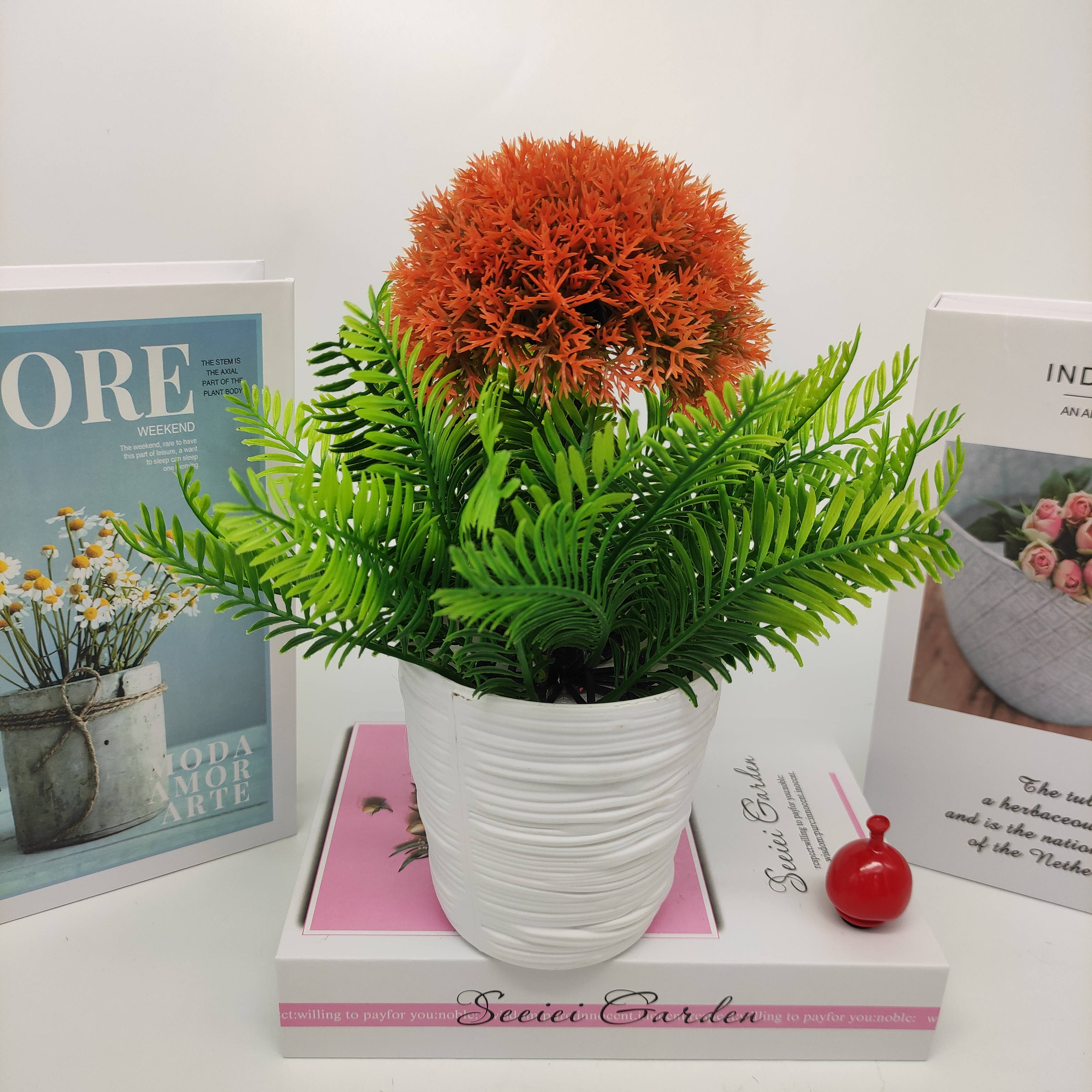 迷你仿真盆景花 小型盆栽 厂家直销仿真花植物