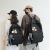 Foreign Trade Fashion Brand Schoolbag Female Korean Style High School and College Student Junior High School Student Mori Style Simple Ins Backpack Men's Backpack