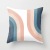 Nordic Instagram Style Colorful Stripes Pillow Super Soft and Short Plush Internet Celebrity Same Star Car Sofa and Bed Cushions