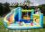 Factory Direct Sales Inflatable Toy Inflatable Castle Slide Naughty Castle Oxford Fabric PVC Family Party Small Play Water