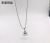 Crystal Pendant Necklace round Beads Chain Personality Minimalism Diamond Accessory/Jewelry