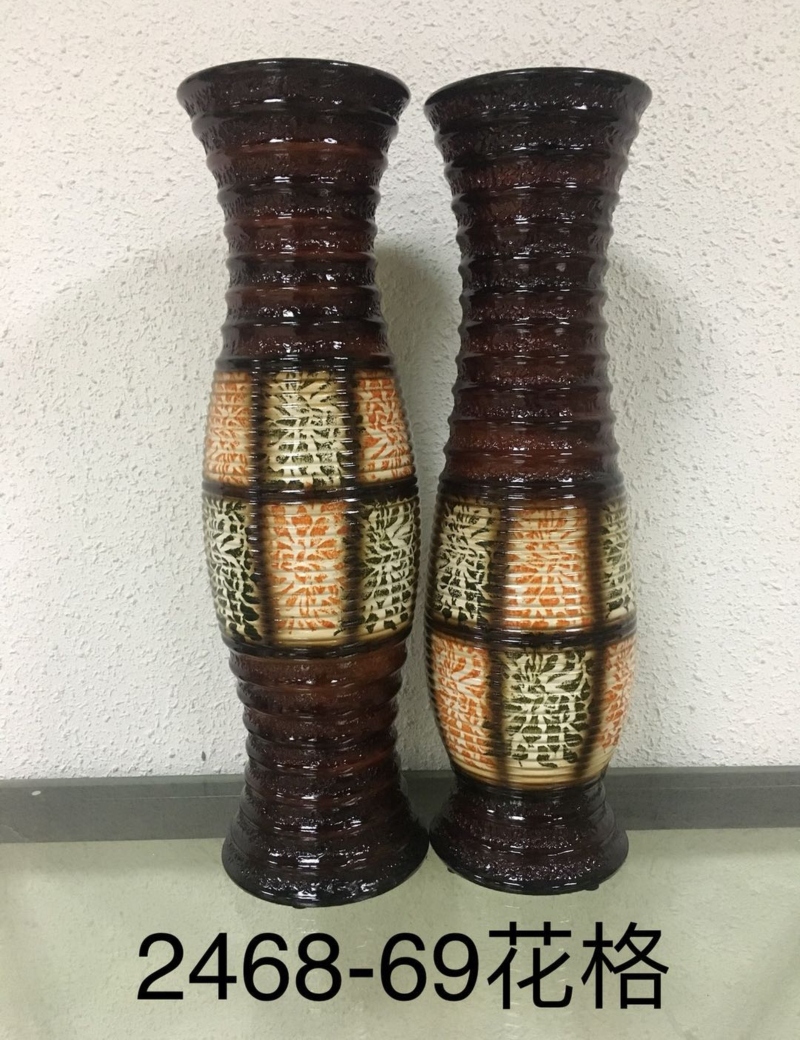 现代简约落地花瓶客厅北欧创意插花摆件家居装饰陶瓷干花花艺摆设