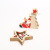 New Christmas Wooden Decoration Christmas Tree Creative Color Painted Decorative Ornaments Christmas Wooden Sign Decorations