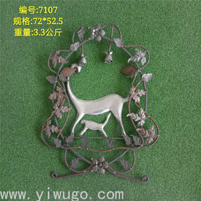 Villa Luxury Iron Barrier High-End Custom Hand-Forged Railing Paint Protective Grating Exported to Europe and America