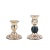 European-Style Metal Small Candlestick Candle Holder Romantic Model Room Decoration Candle Holder Decorative Ornaments